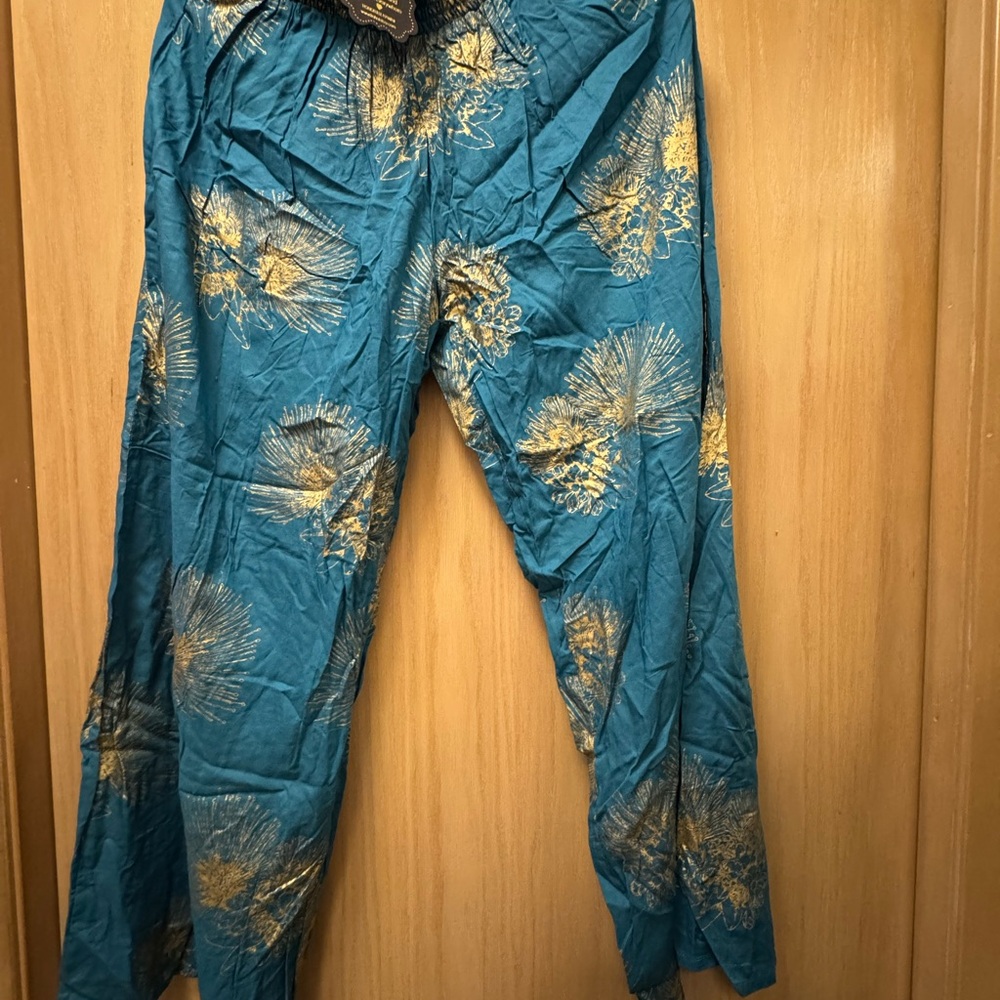 Kahulalea Teal Pant